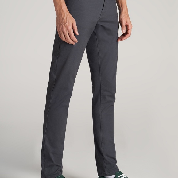 American Tall Carman TAPERED Fit Five Pocket Pants for Tall Men in Iron Grey Siz - Picture 3 of 3